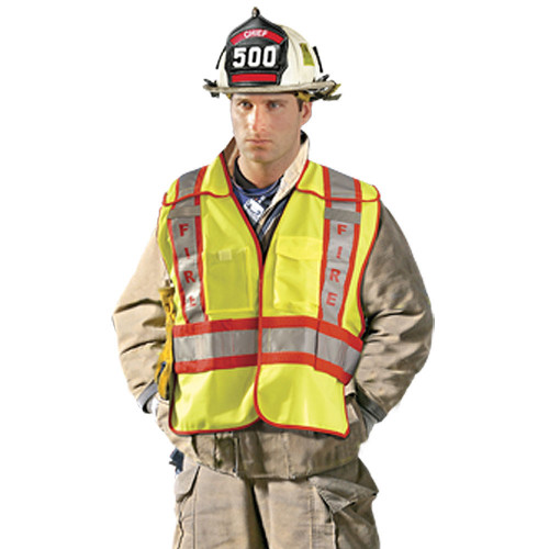 Class II Premium Solid Public Safety Fire Vest
