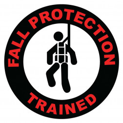 Fall Protection Trained Decal