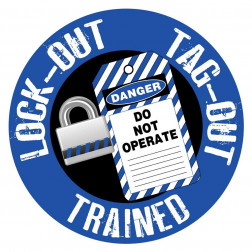 Lock Out Tag Out Decal