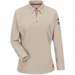 Flame Resistant IQ Womens Long Sleeve Polo