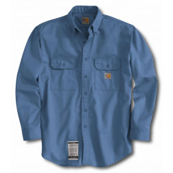 FLAME-RESISTANT TWILL SHIRT WITH POCKET FLAP