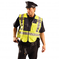 Class II Premium Solid Public Safety Deluxe Police Vest