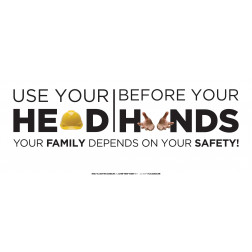 Heads before Hands Safe Choice - White - Long