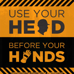 Heads before Hands - Safety  -Square