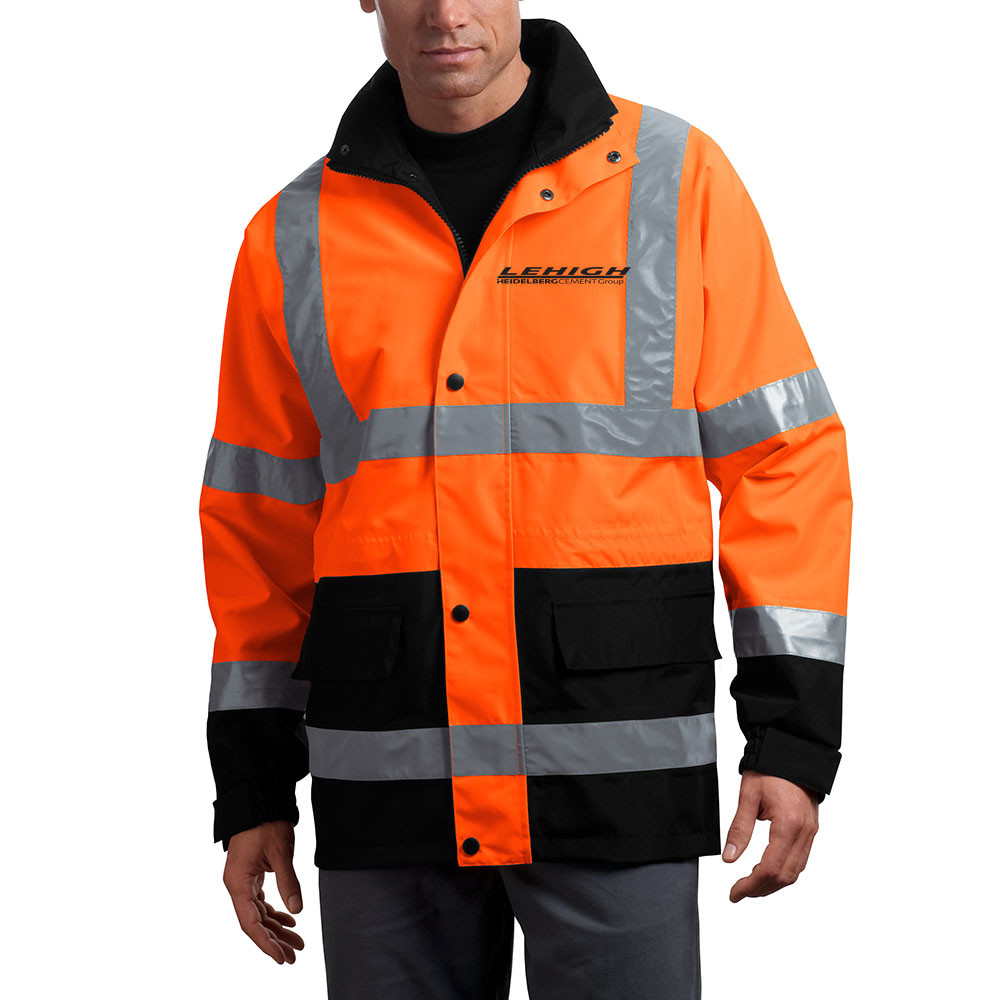 ANSI 107 Class 3 Waterproof Parka - Personal Protective Equipment