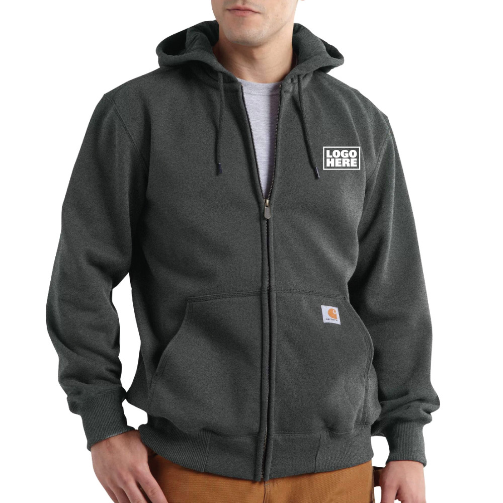 Carhartt Rain Defender® Paxton Heavyweight Hooded Zip Front Sweatshirt ...
