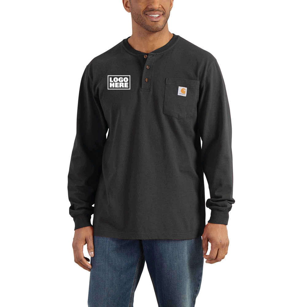 Carhartt Workwear Pocket Long Sleeve Henley Shirts
