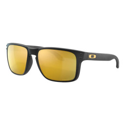 Oakley Polarized Holbrook XL Sunglasses Matte Black/Prizm 24K Gold Polarized, Size 59 frame