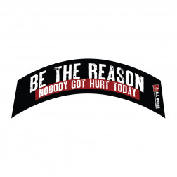 Be the Reason Arched Hard Hat Decal
