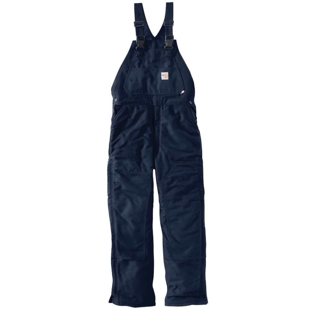 Flame resistant shop bibs